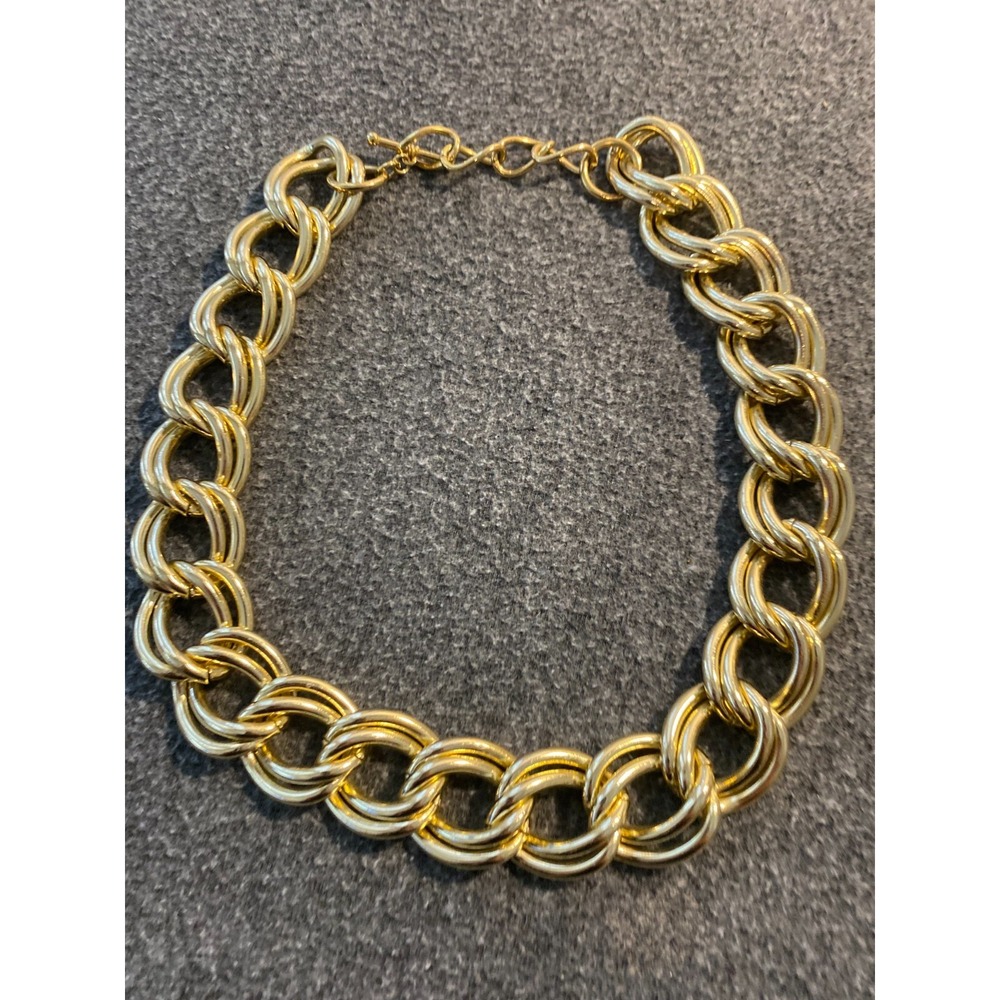 Women's Gold Tone Double Link‎ Chain
